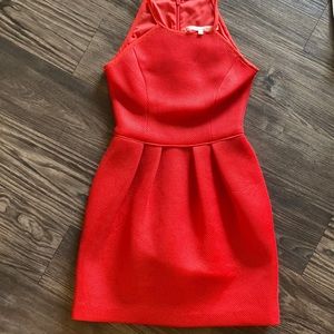 Summer coral Cocktail dress